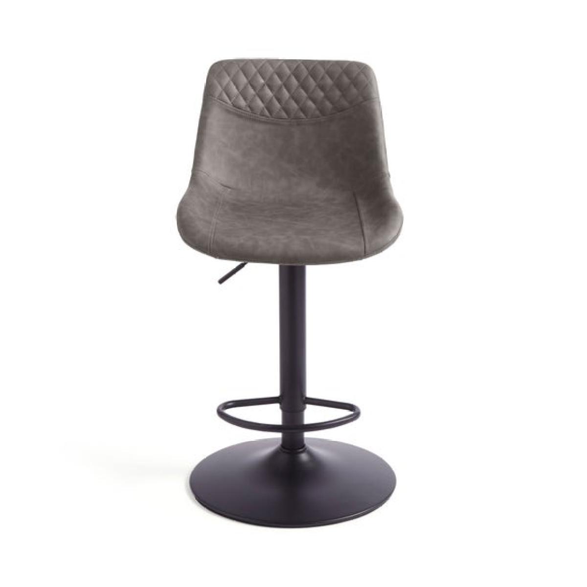Walden Height Adjustable Bar Stool, Faux Leather – image 6