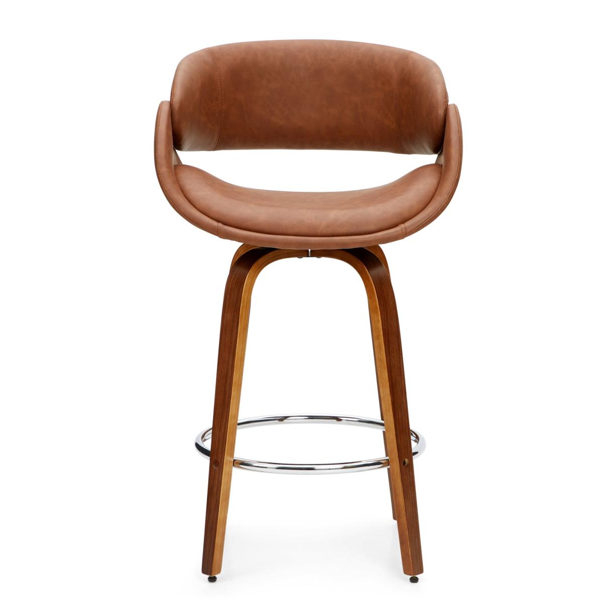 Torcello Tan Faux Leather Bar Stool Tan – image 4