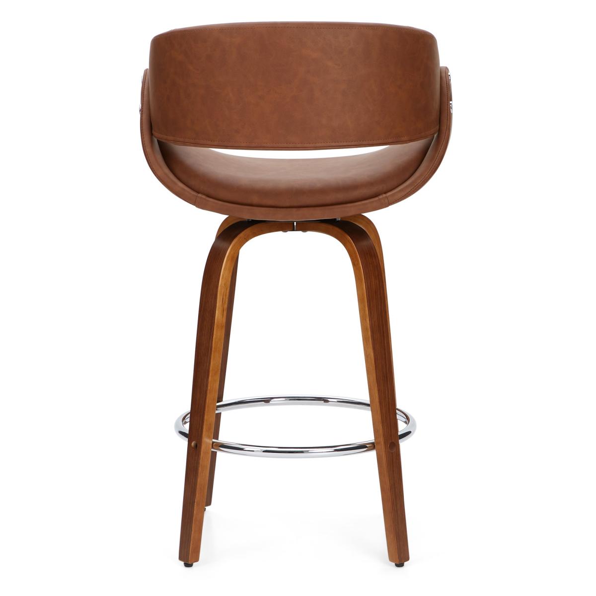 Torcello Tan Faux Leather Bar Stool Tan – image 6