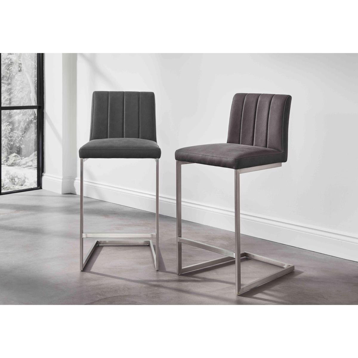 Grigio Fixed Bar Stool – image 2
