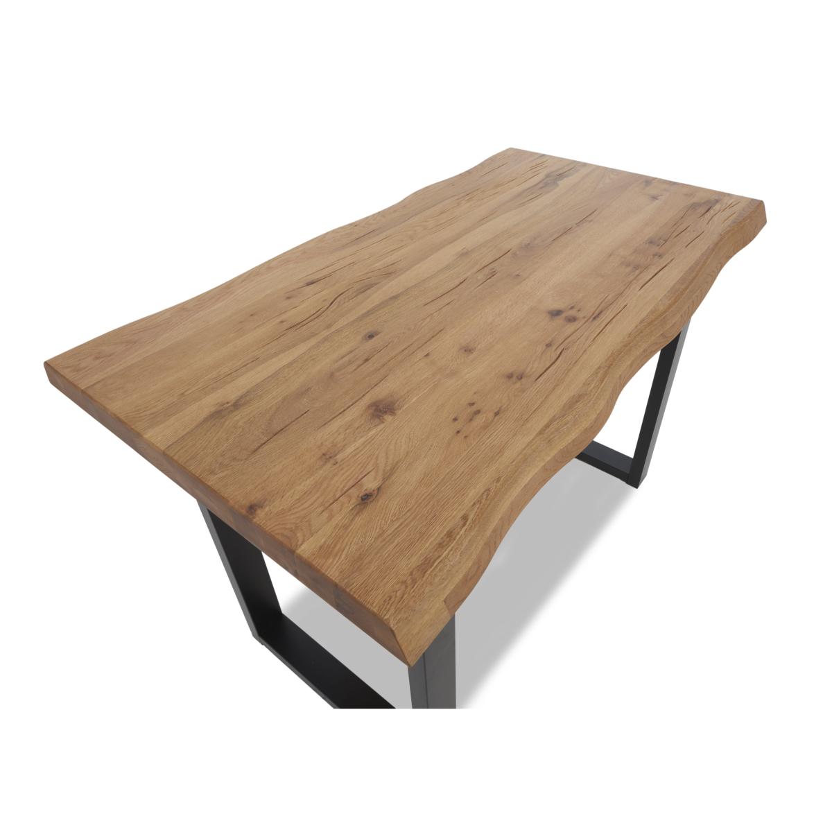 Bodahl - Compact Terra 140cm Raw Edge Table with 4 Grey Swivel Bar Stools - White Wash – image 4
