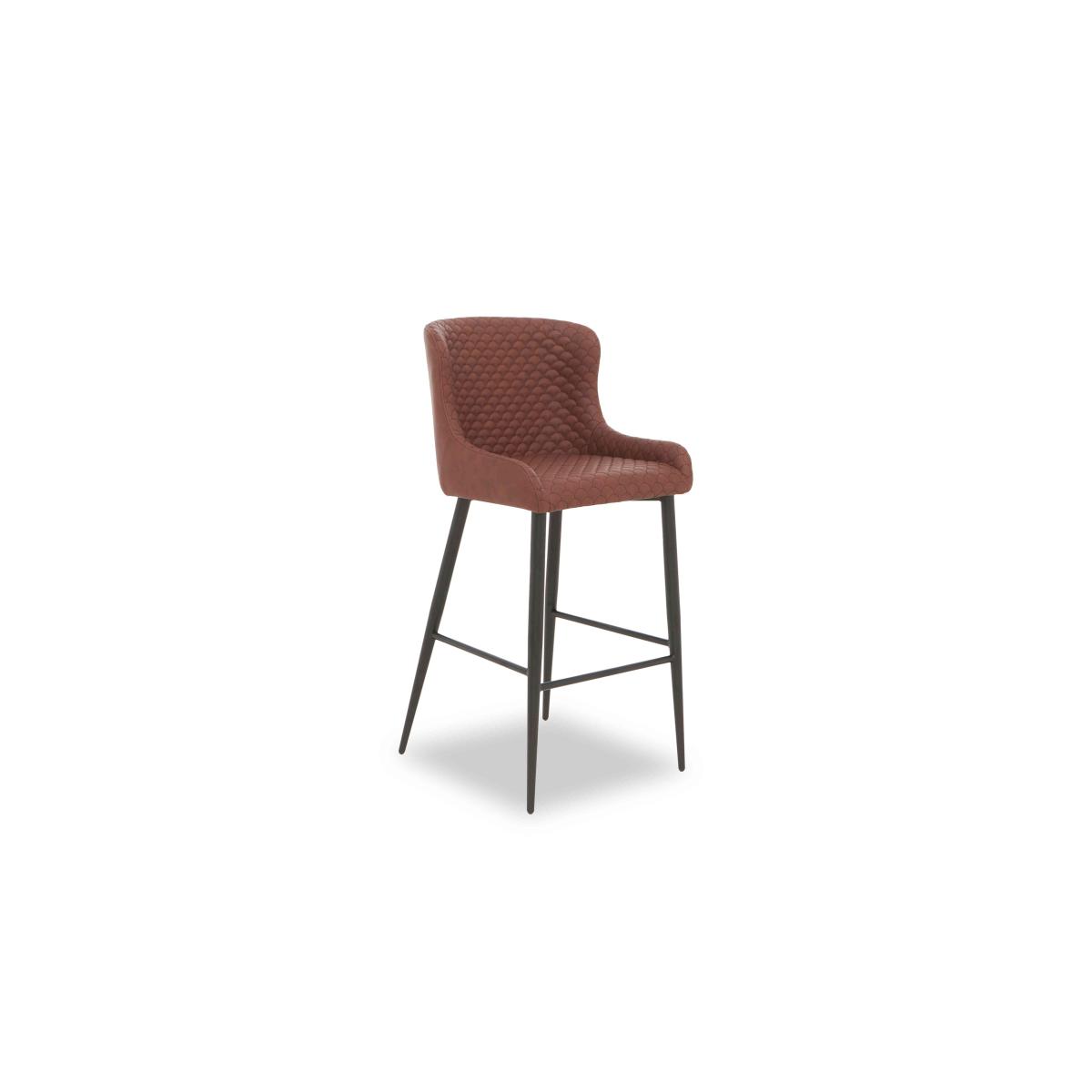 Hanoi Set of 4 Faux Leather Bar Stools – image 4