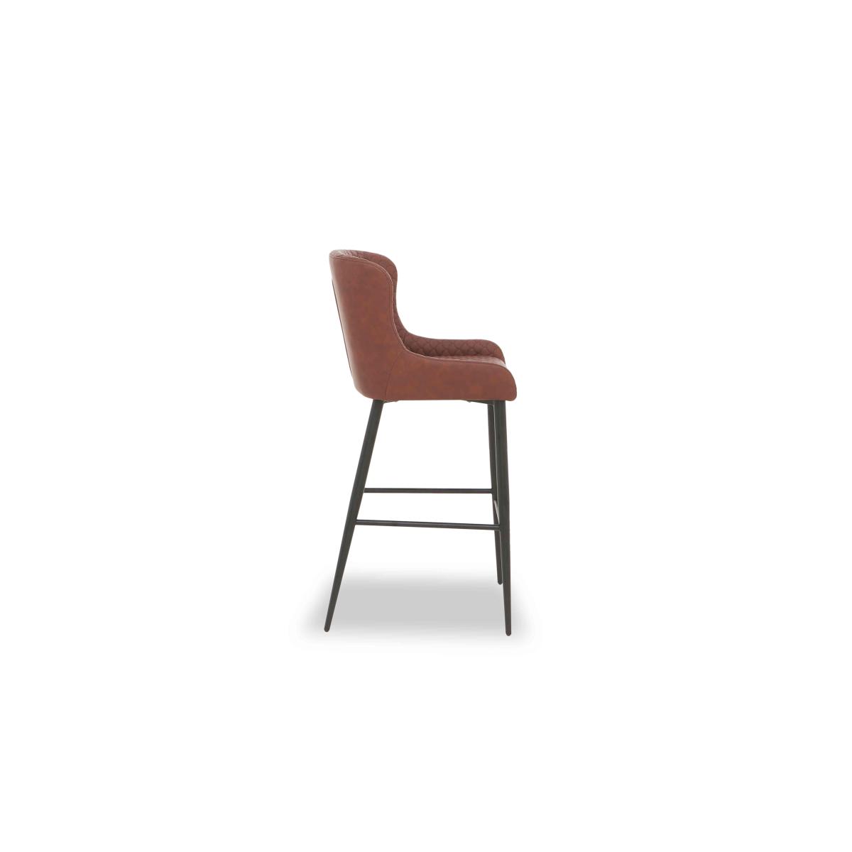 Hanoi Set of 4 Faux Leather Bar Stools – image 5
