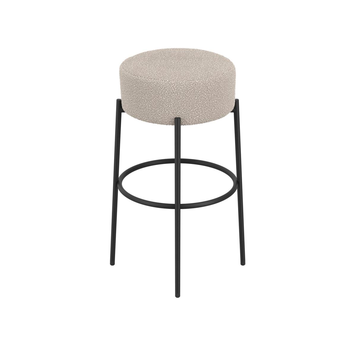 Beige Boucle Kitchen Counter Stool - Anais – image 3