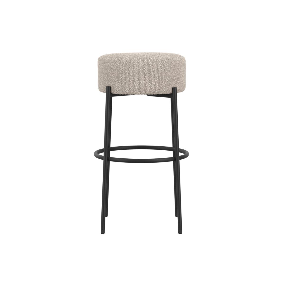 Beige Boucle Kitchen Counter Stool - Anais – image 4