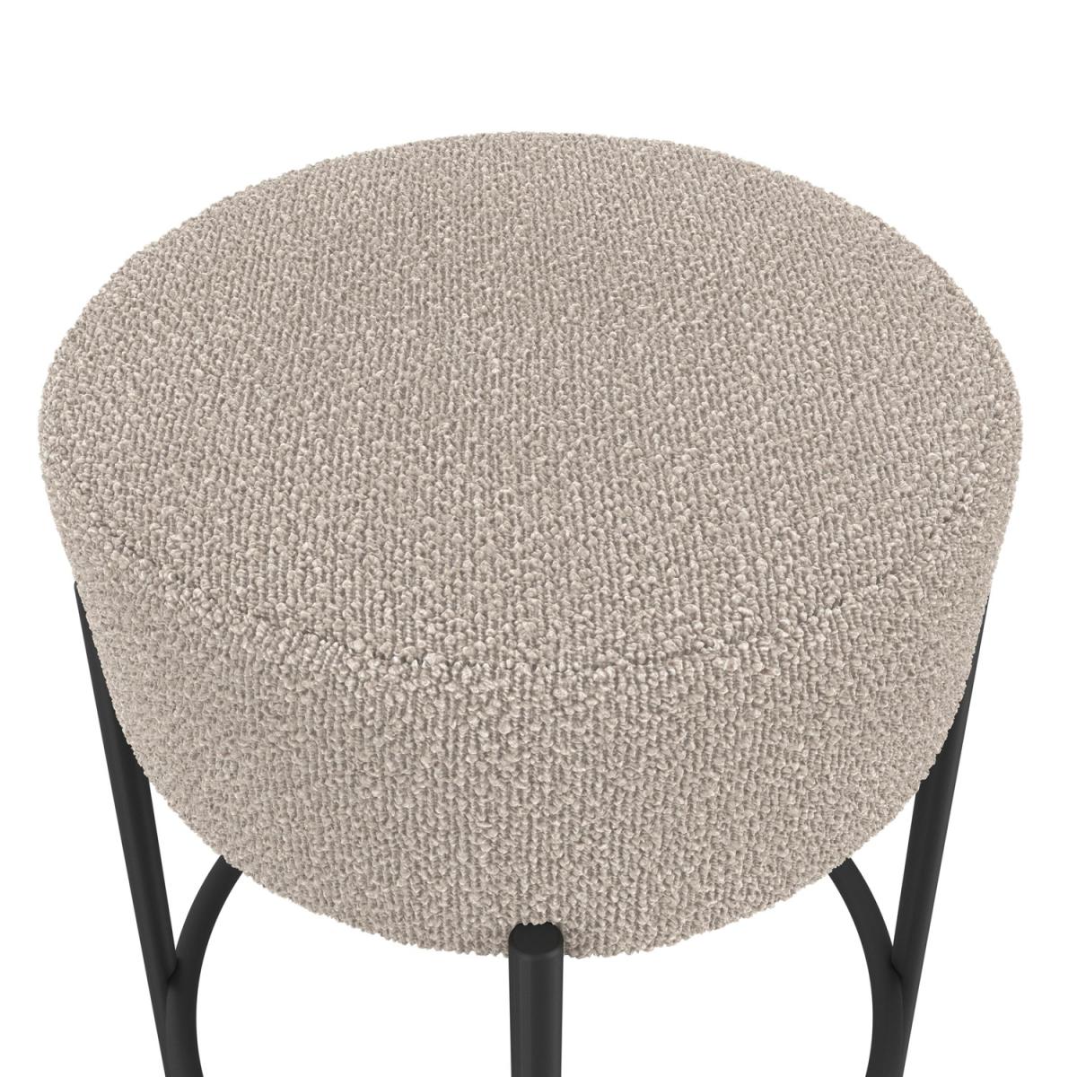 Beige Boucle Kitchen Counter Stool - Anais – image 5