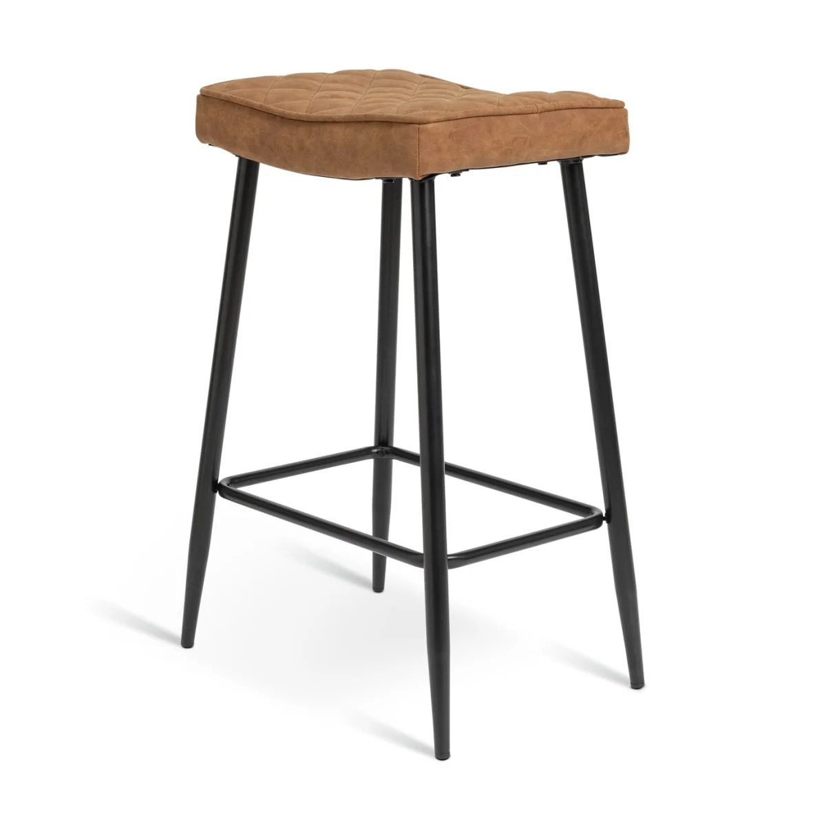 Habitat Kysen Faux Leather Bar Stool - Tan – image 3