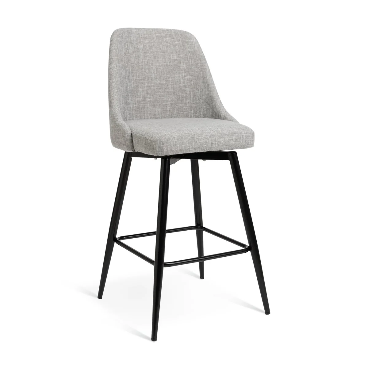 Habitat Huck Fabric Bar Stool - Grey – image 2
