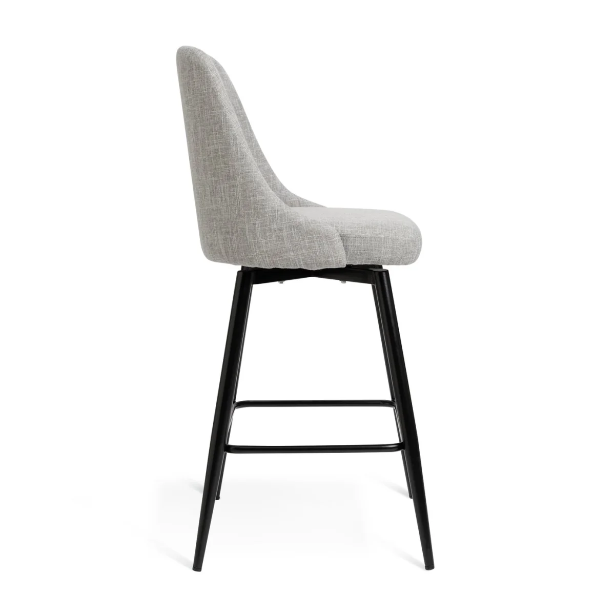 Habitat Huck Fabric Bar Stool - Grey – image 3