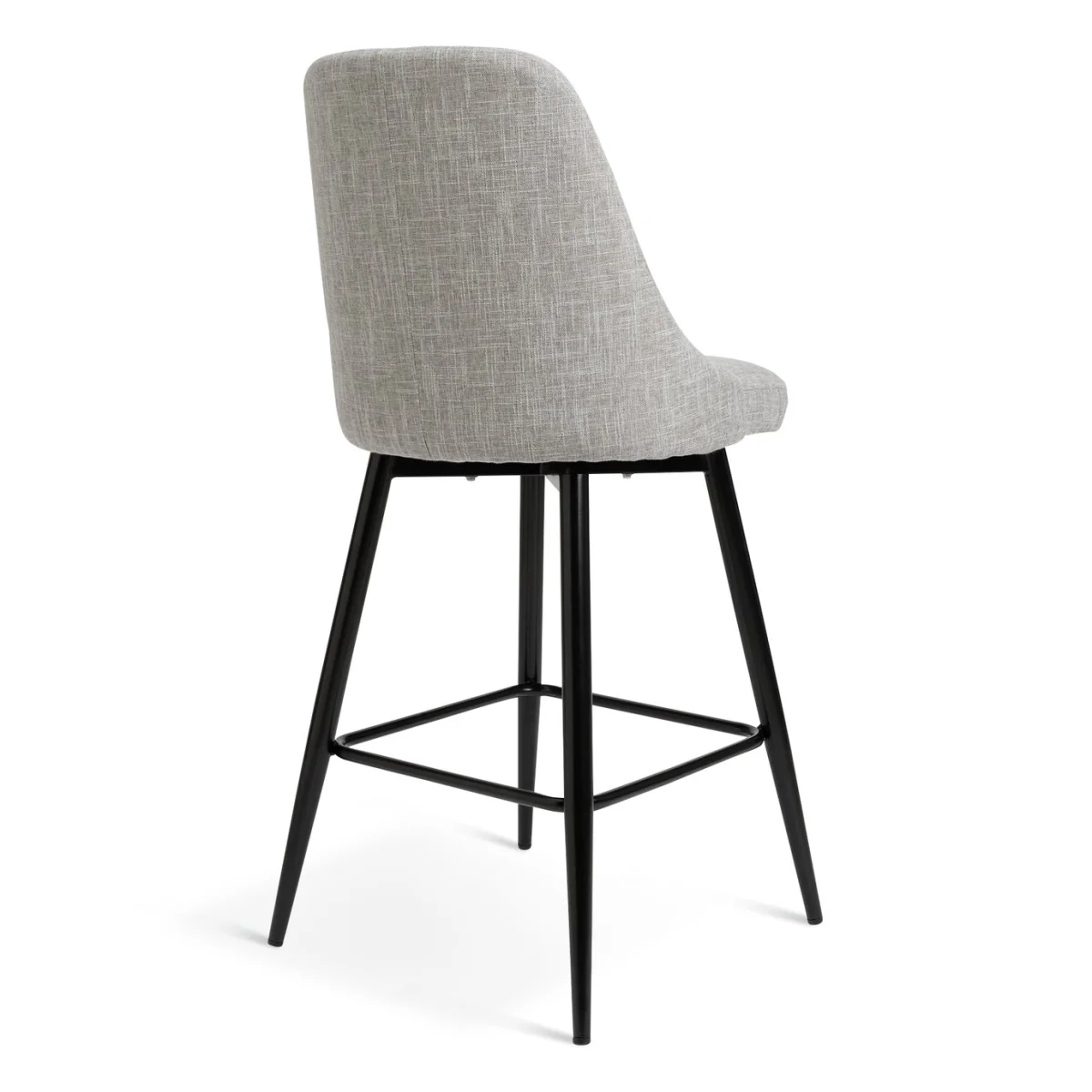 Habitat Huck Fabric Bar Stool - Grey – image 4