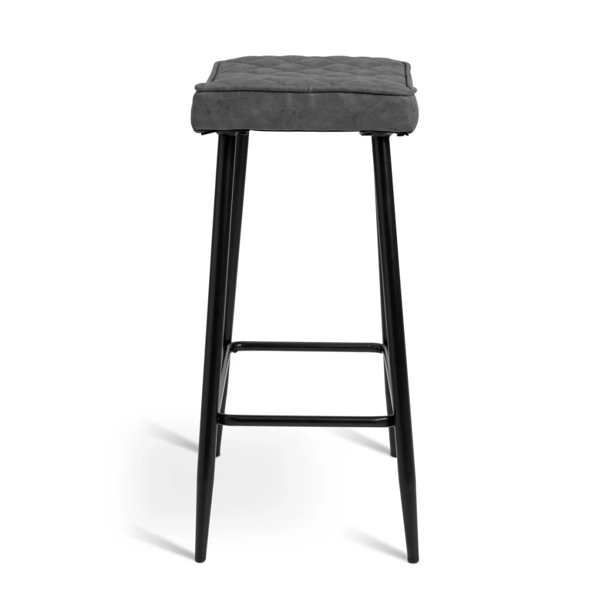 Habitat Kysen Faux Leather Bar Stool - Charcoal – image 4