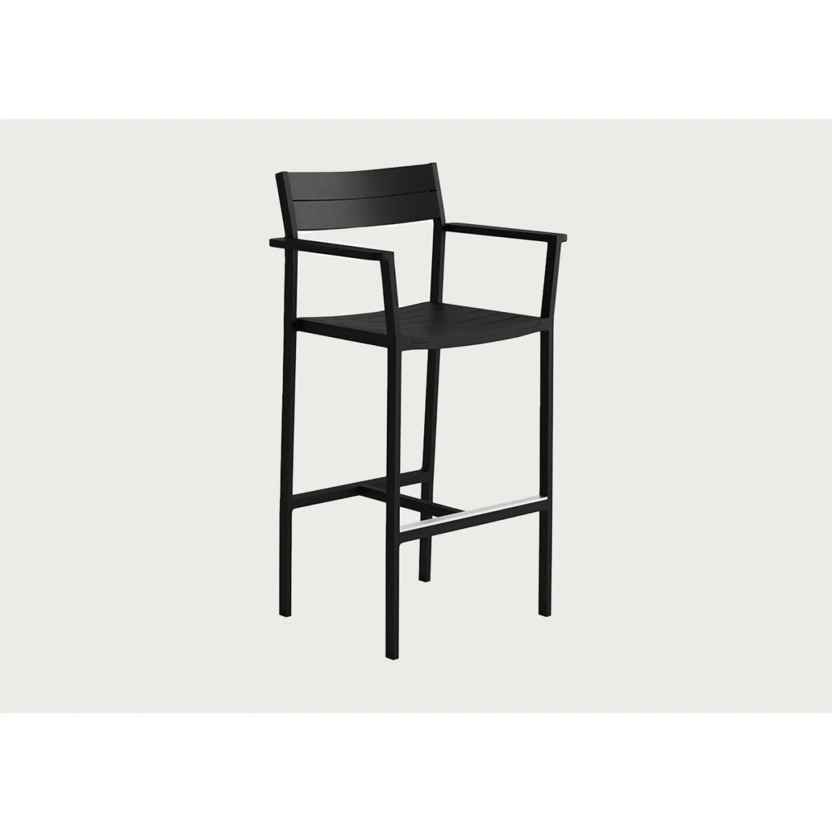 Case Eos Outdoor Bar Stool Pebble Grey – image 4