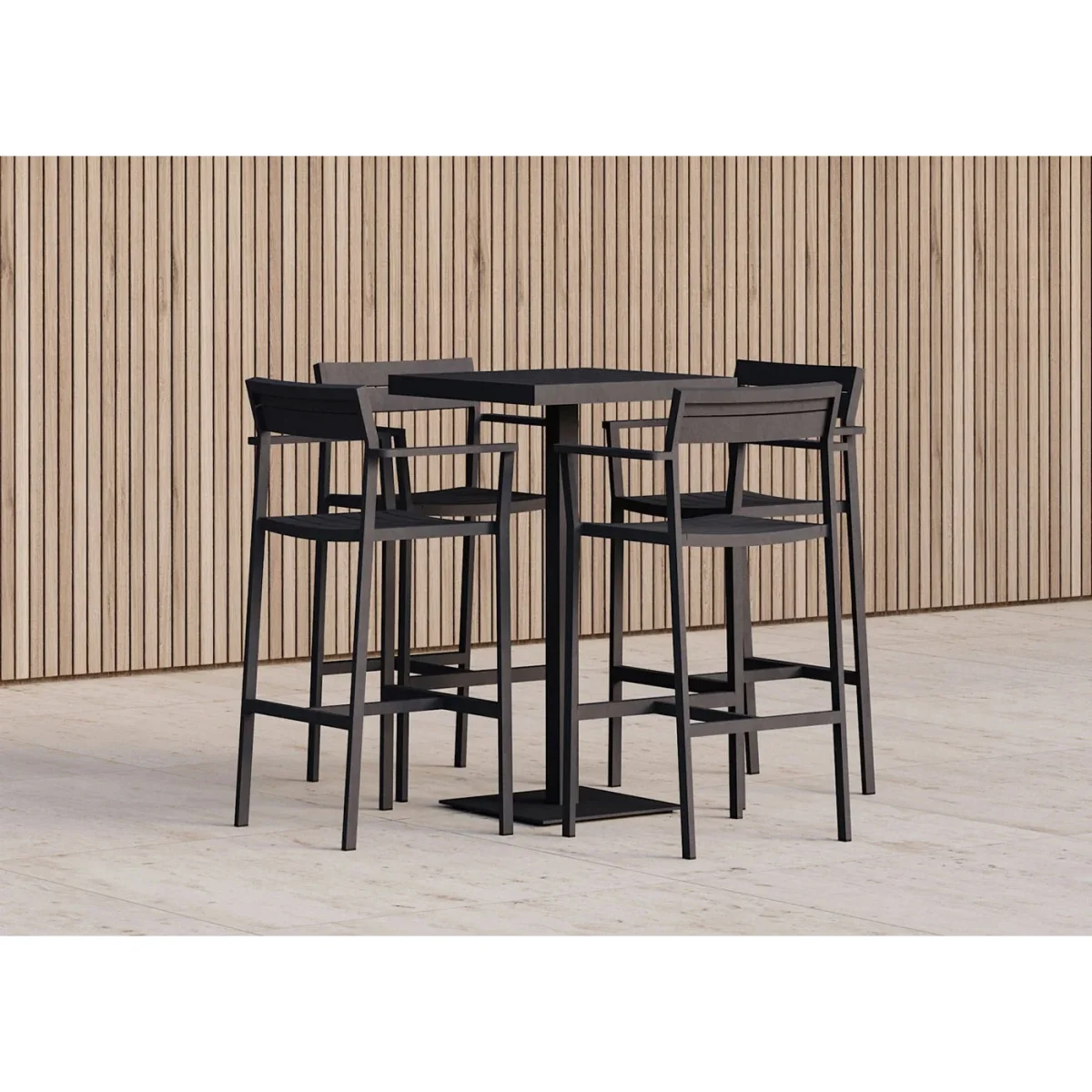 Case Eos Outdoor Bar Stool Pebble Grey – image 5