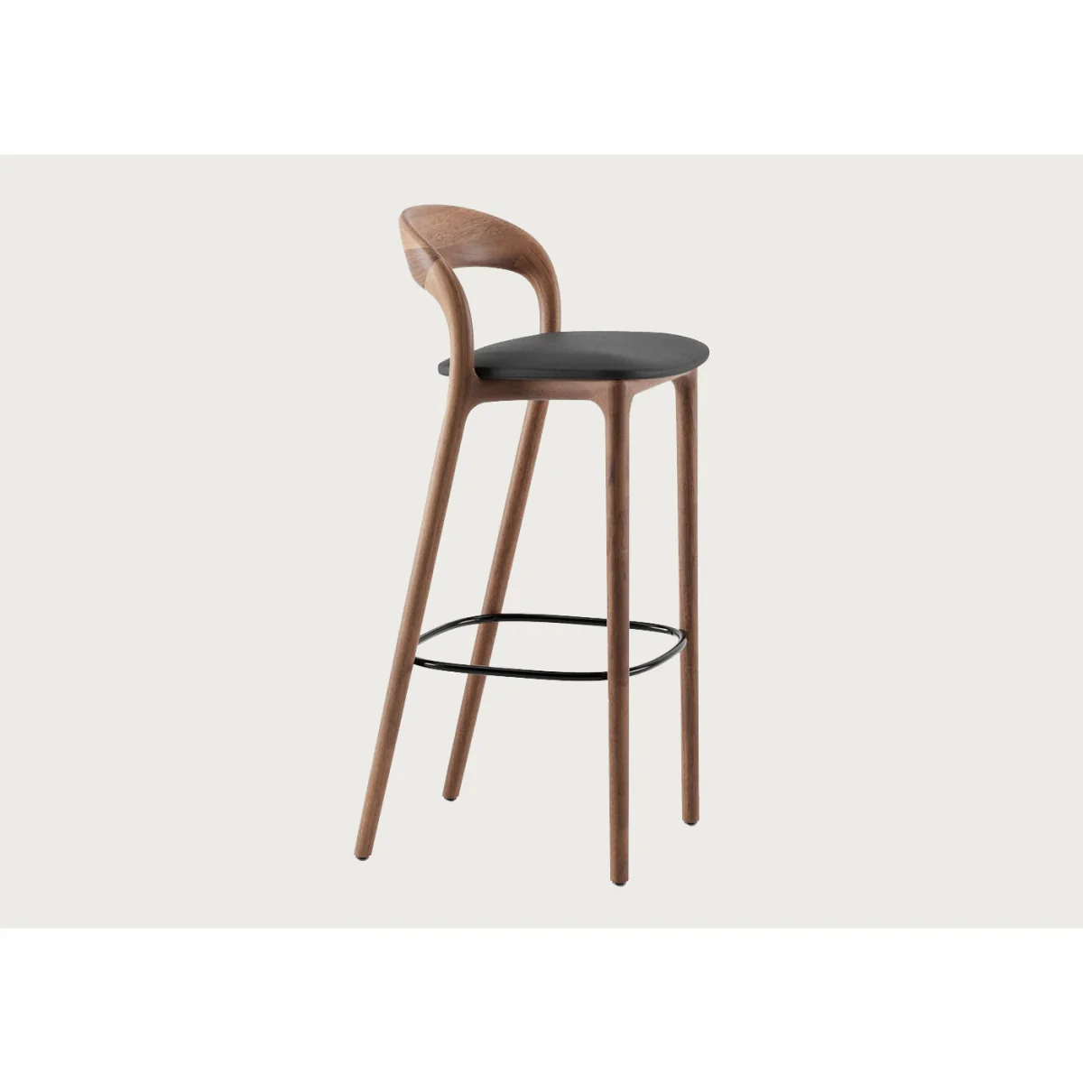 Artisan Neva Light Barstool White Oiled Oak with White Footrest Revive 0324 65cm – image 2