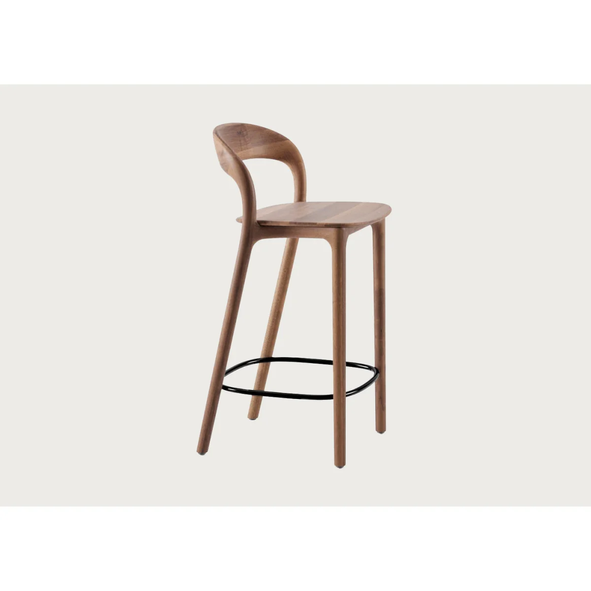 Artisan Neva Light Barstool White Oiled Oak with White Footrest Revive 0324 65cm – image 3