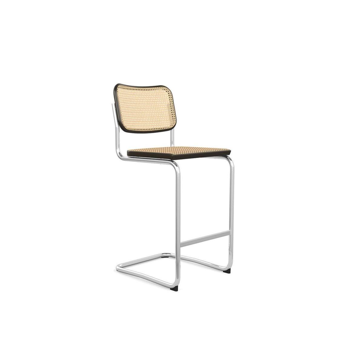 Knoll Cesca Bar Stool Black Satin - Heal's UK Furniture – image 2