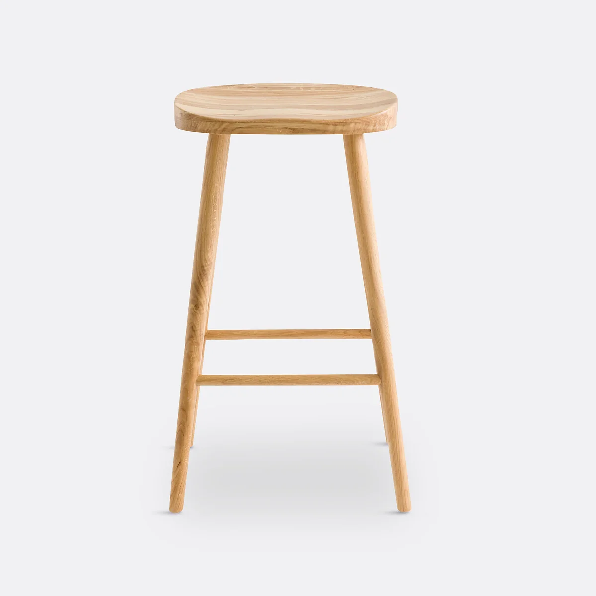 Dragy 68cm High Solid Oak Bar Stool – image 4