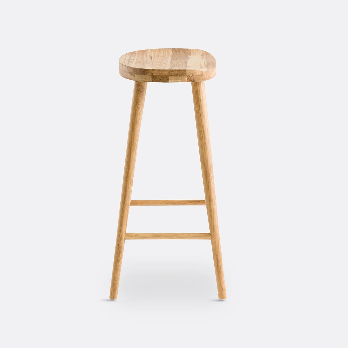 Dragy 68cm High Solid Oak Bar Stool – image 5