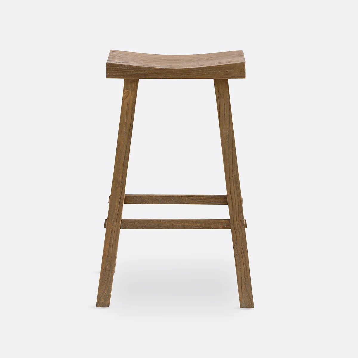 Asayo Bar Stool in Solid Elm, H75 cm – image 2