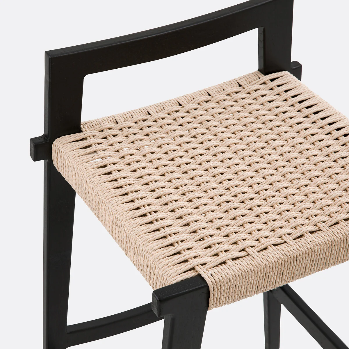 Hokito Oak & Weaving Bar Stool – image 4