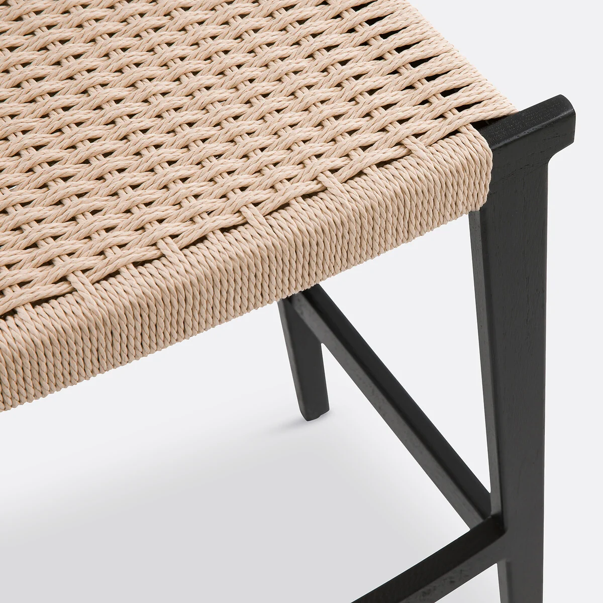 Hokito Oak & Weaving Bar Stool – image 5
