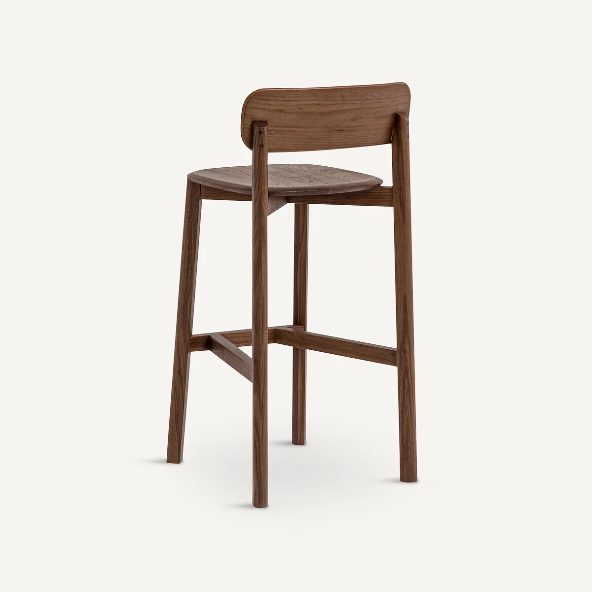 Batignolles Walnut Bar Stool, Designed By Emmanuel Gallina – image 4