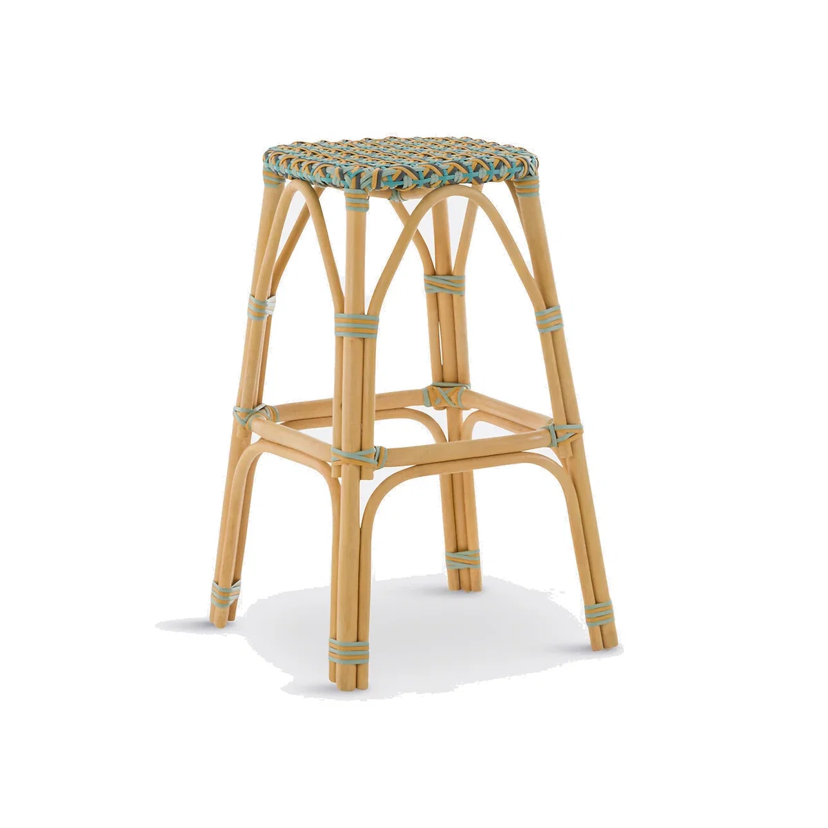 Musette 66cm High Rattan & Braiding Bar Stool – image 1