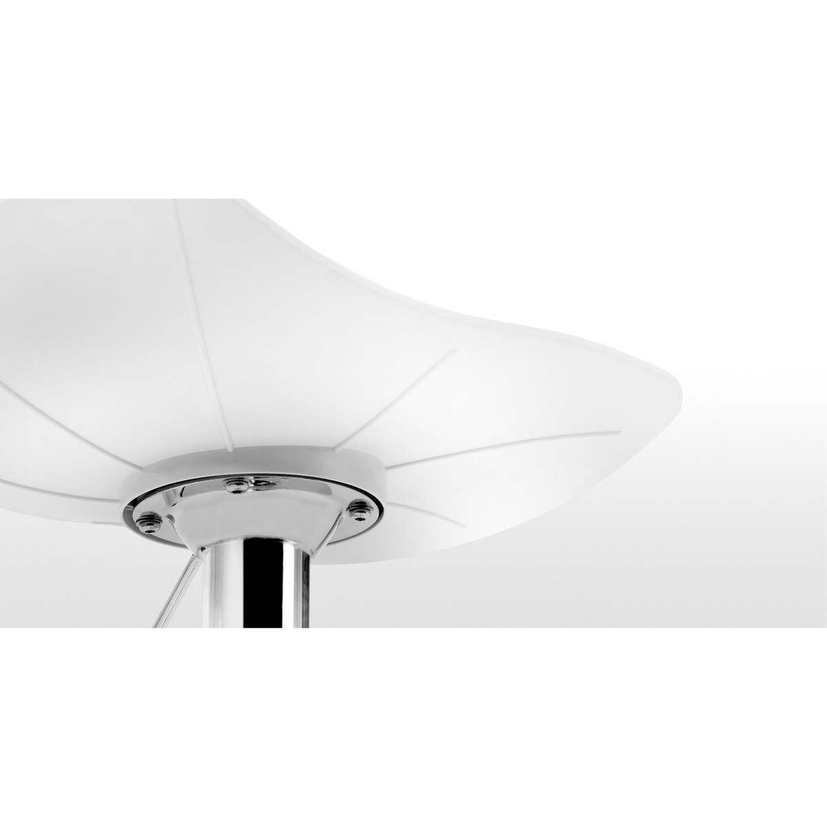Set of 2 Kite Adjustable Barstools, White – image 3