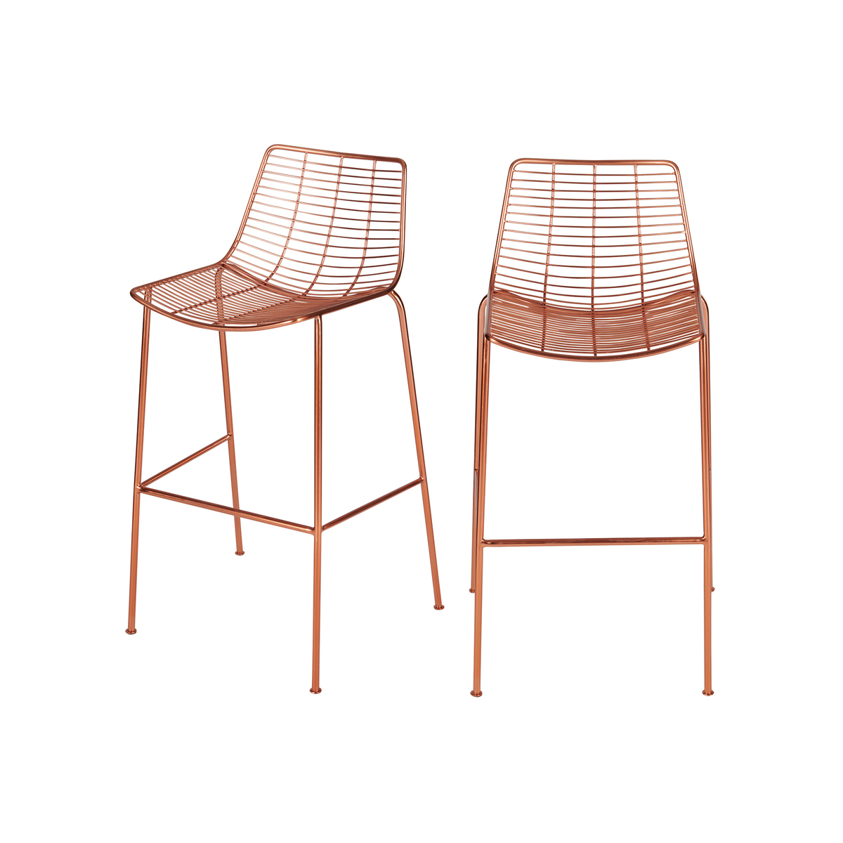 Set of 2 Marvel Barstool, Copper – image 7