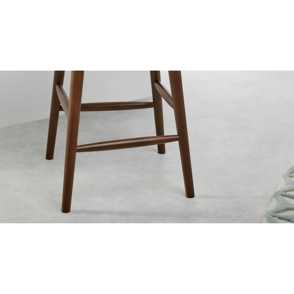 Lule Barstool, Otter Grey Velvet – image 4