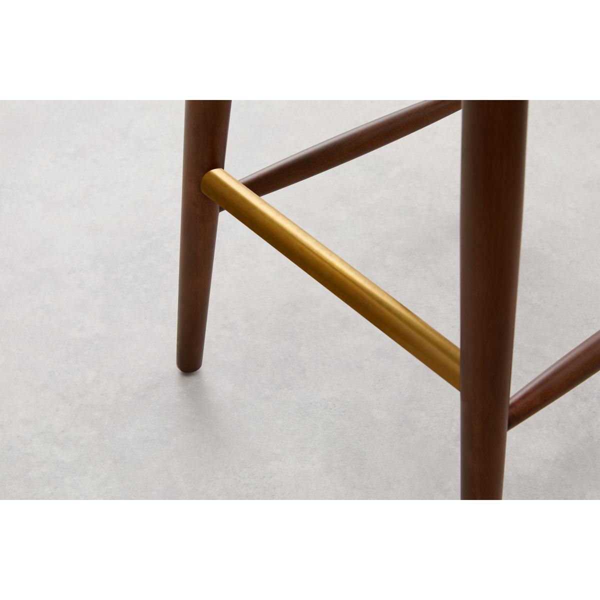 Margot Bar Stool, Moss Green Velvet – image 7