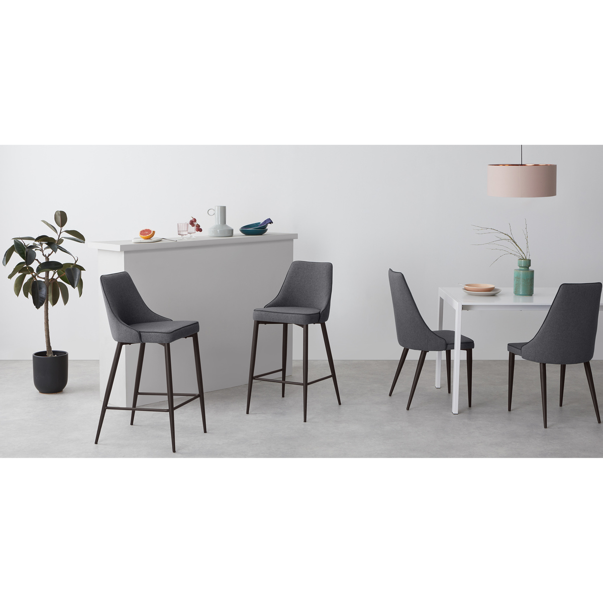 Julietta Barstool, Marl Grey – image 2
