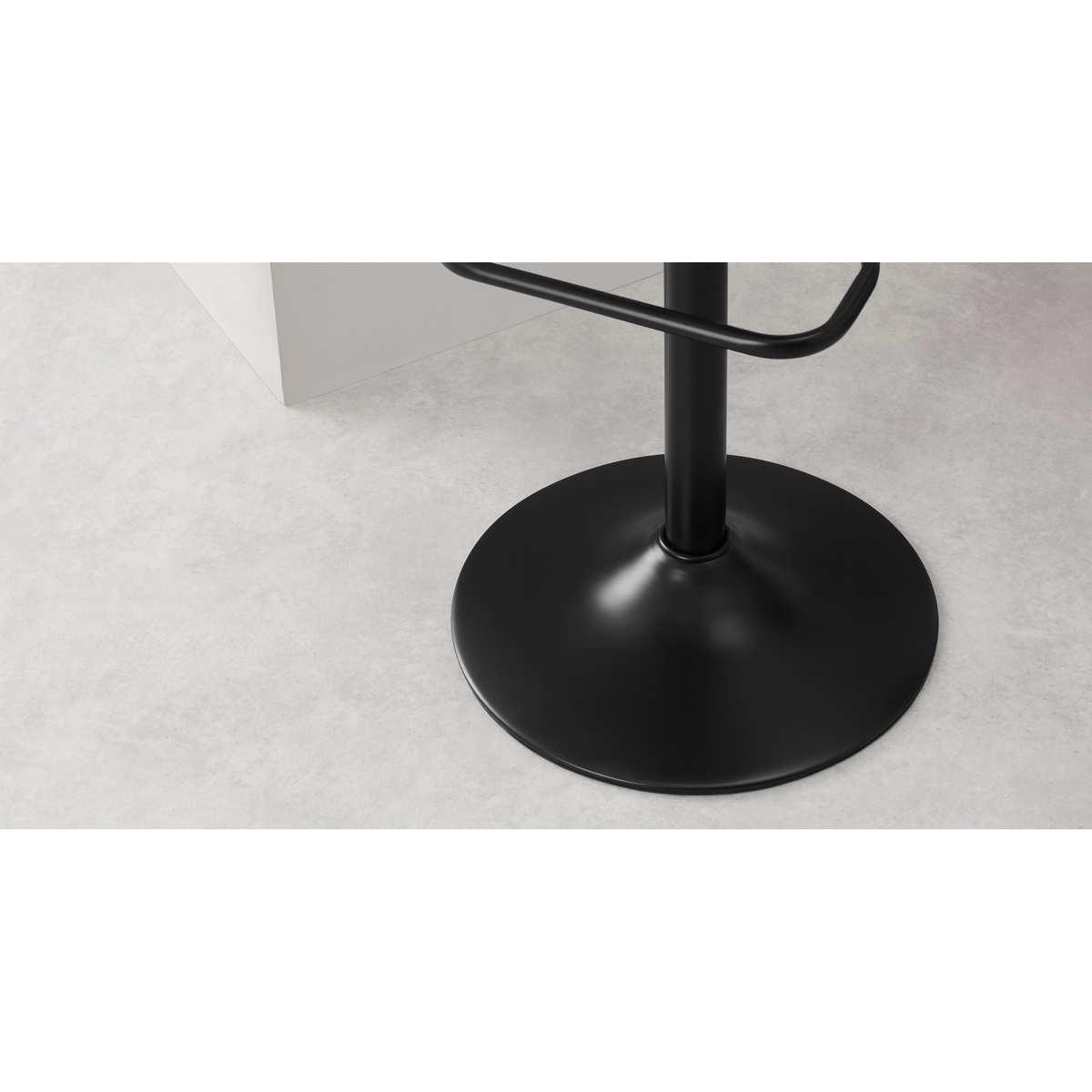 Set of 2 Sean Adjustable Bar Stools, Black – image 4