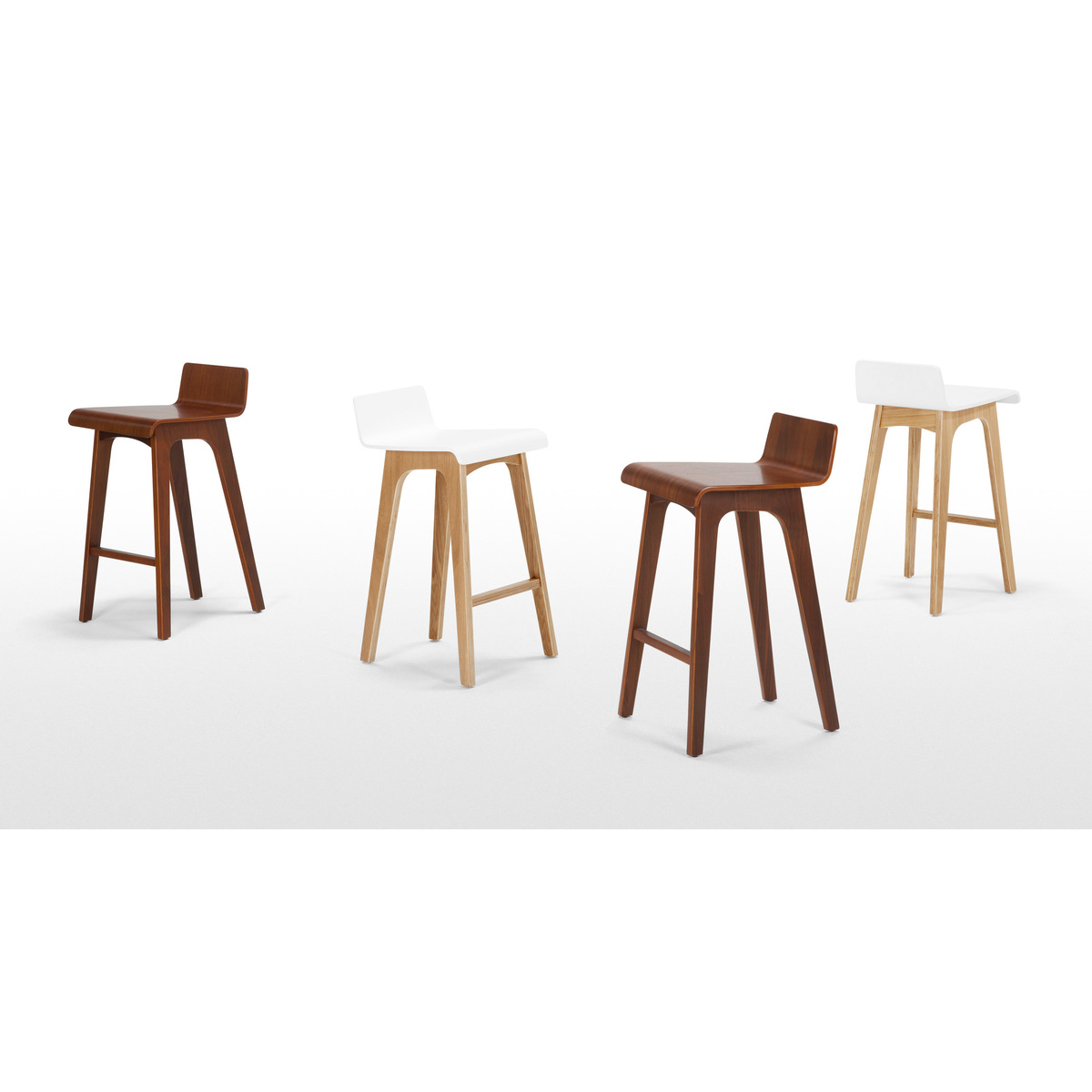 Devlin Barstool, Walnut – image 5