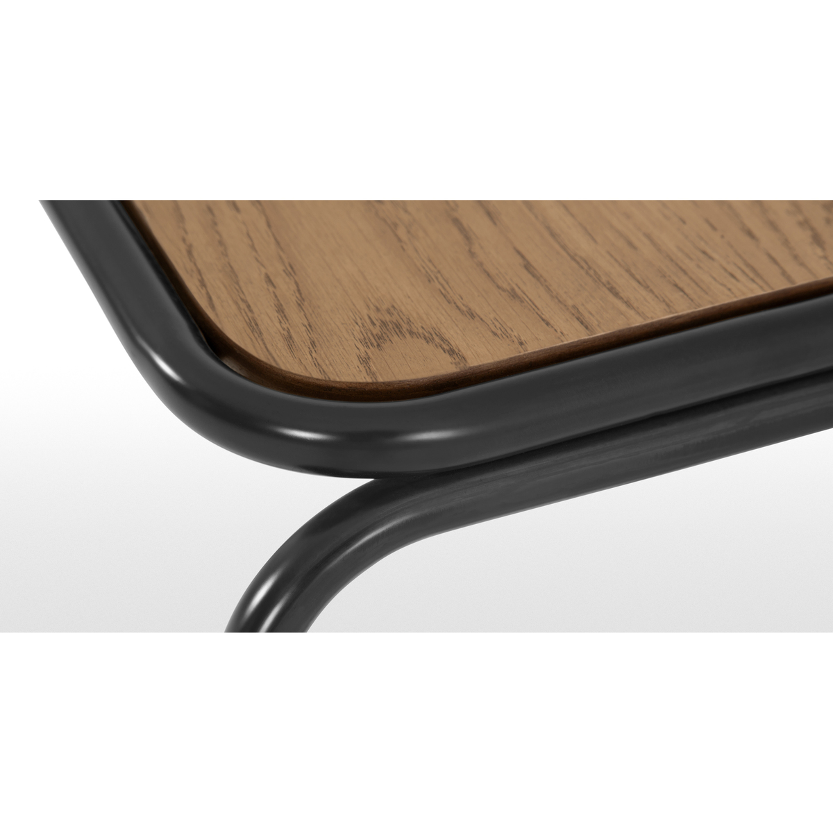 Wigbert Barstool, Oak and Black – image 5