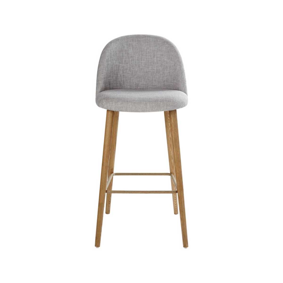 Light Grey Marl and Ash Vintage Bar Chair Mauricette – image 2