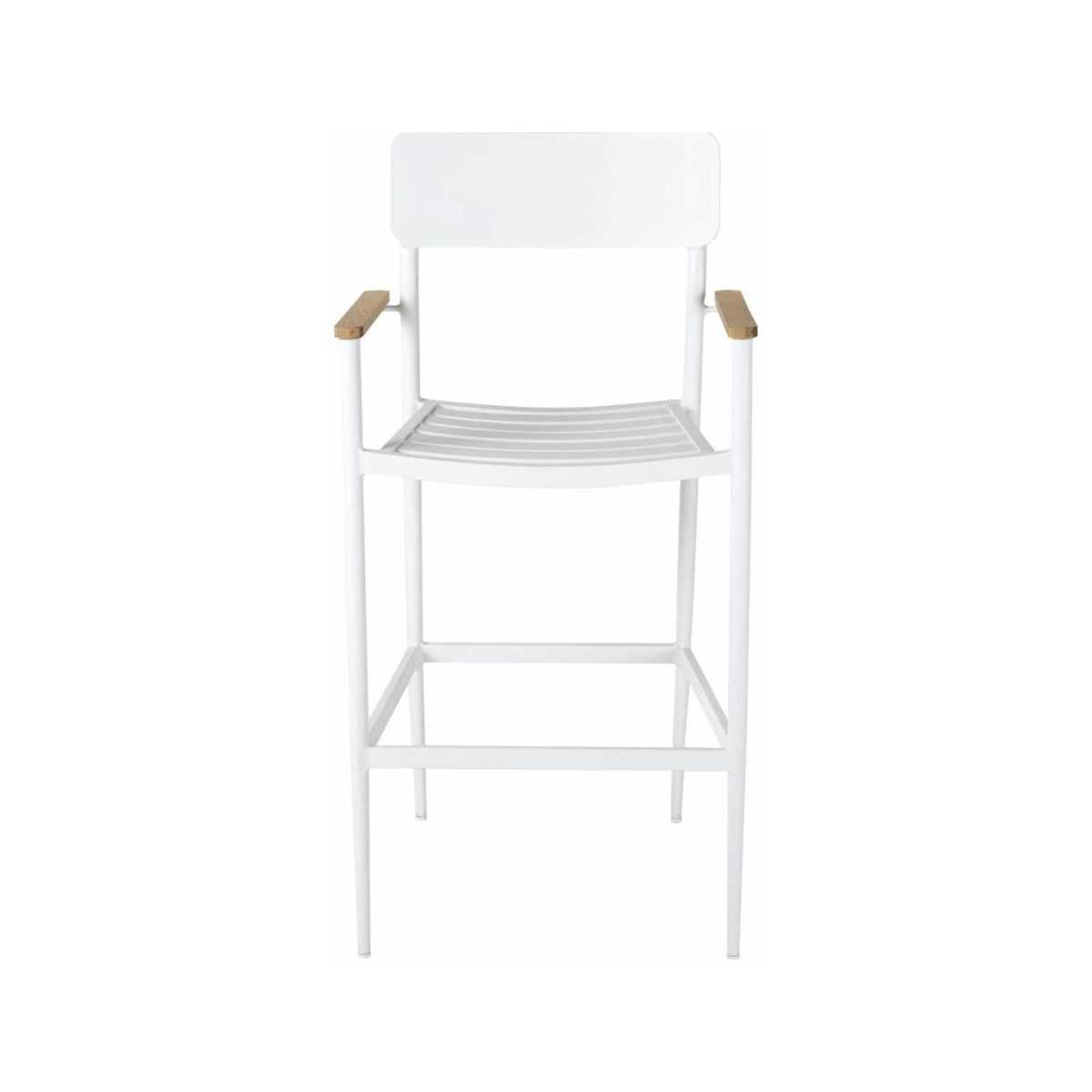 Professional Metal and Teak Bar Stool H110 Regate Pro – image 2