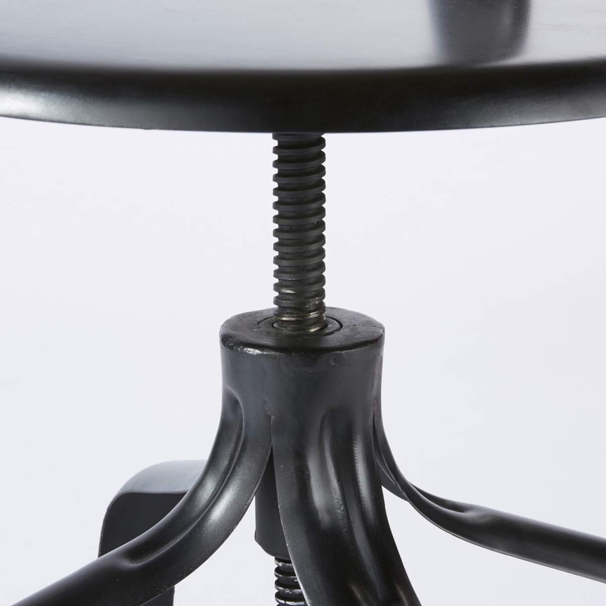 Black Metal Industrial Bar Chair Télégraphe – image 3