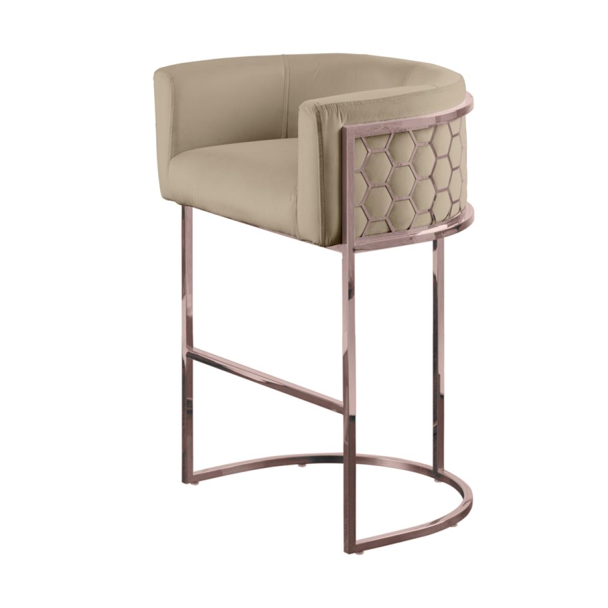 Alveare Counter Stool Copper - Taupe – image 3