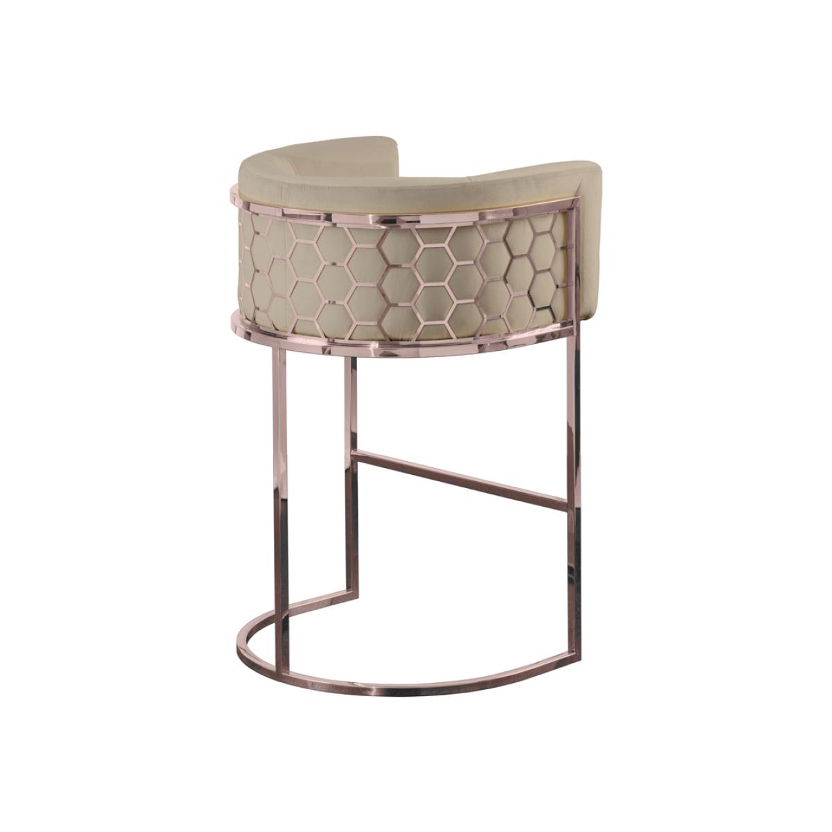 Alveare Counter Stool Copper - Taupe – image 1