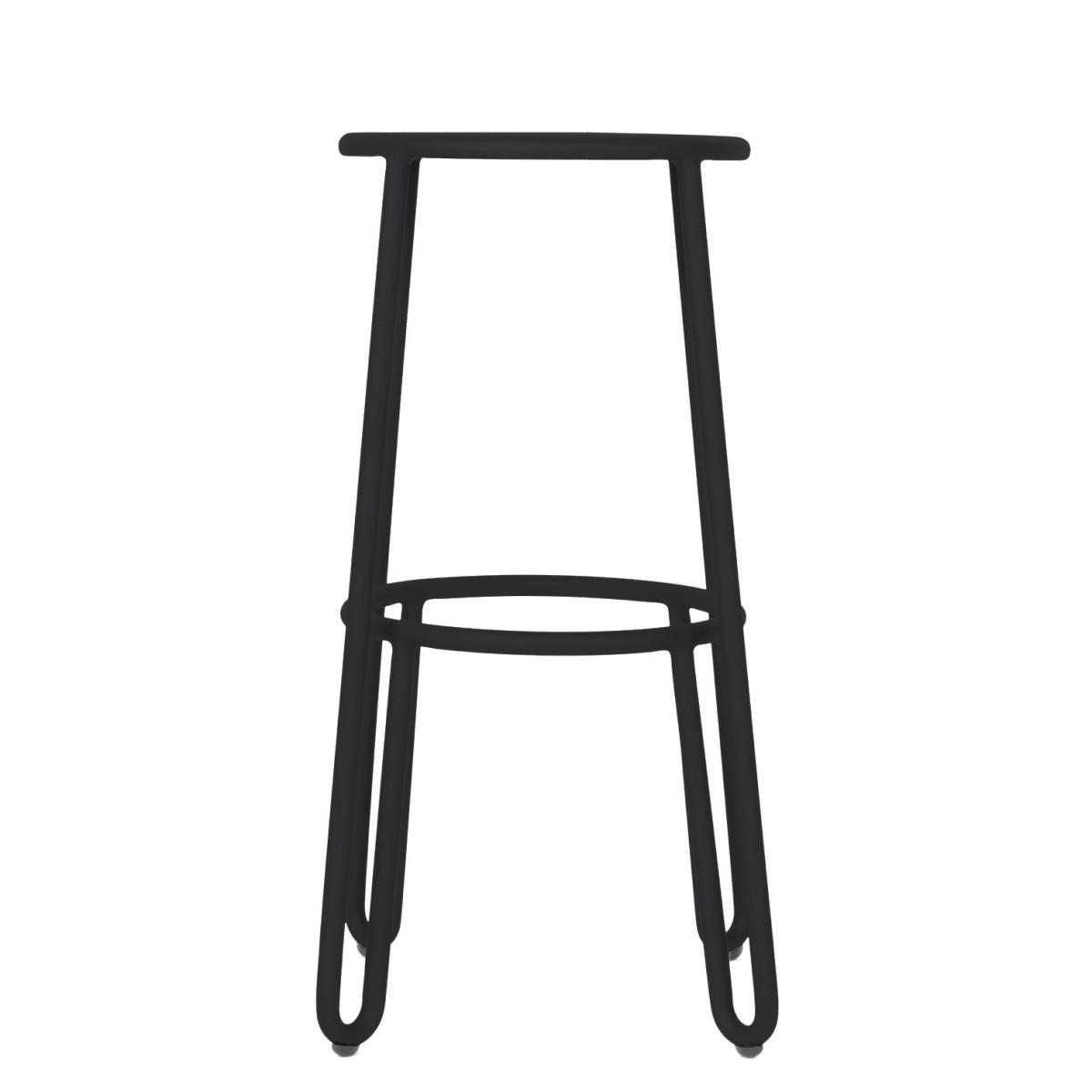 Huggy Bar stool - / H 75 cm - Set of 2 by Maiori Black – image 2