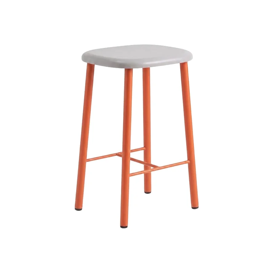 Bird Bar stool wood orange / H 65 cm - Unpadded - raawii – image 1