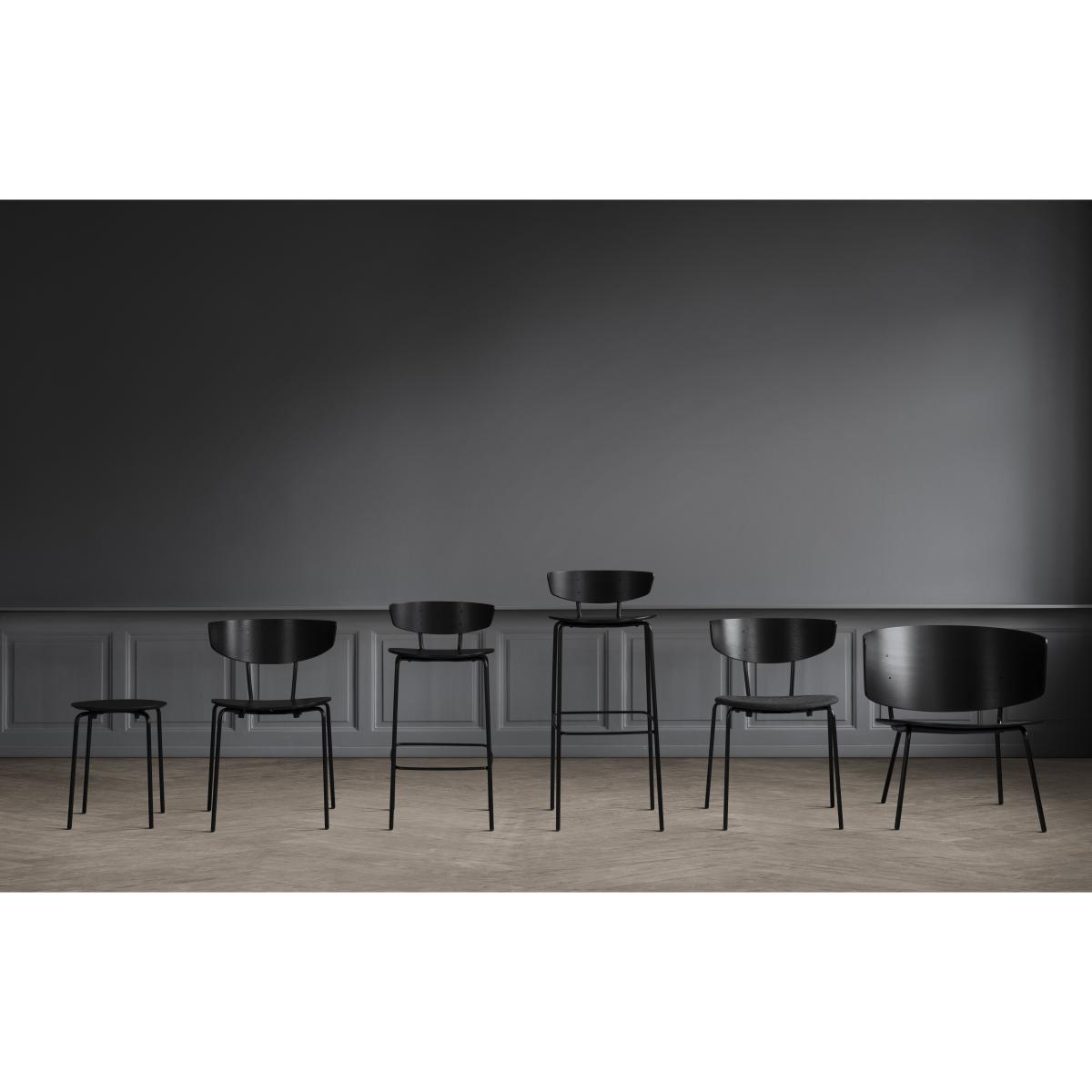 Herman Bar chair - / H 64 cm by Ferm Living Black – image 6