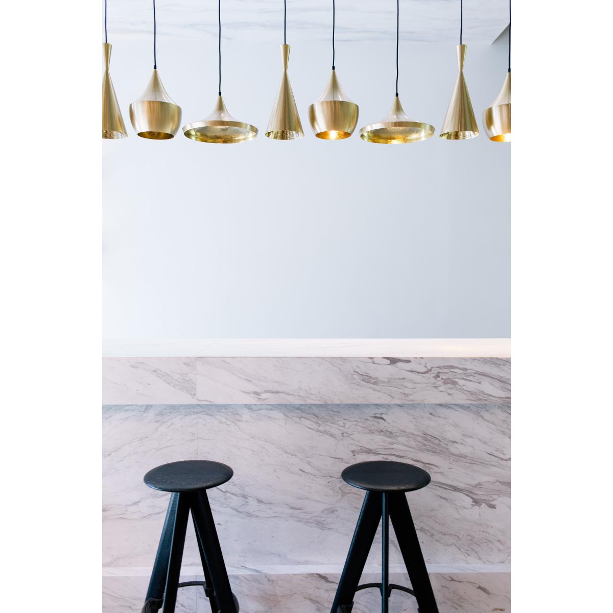 Tom Dixon Slab bar stool 76 cm Black oak – image 3
