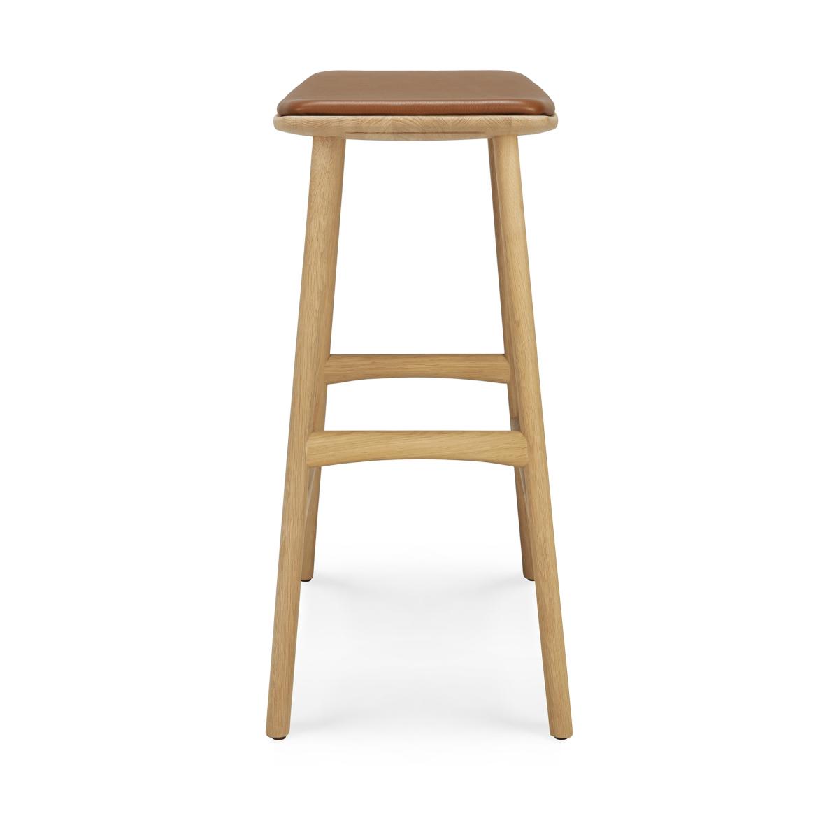 Ethnicraft Osso Counter high stool 67 cm Lacquered oak – image 4