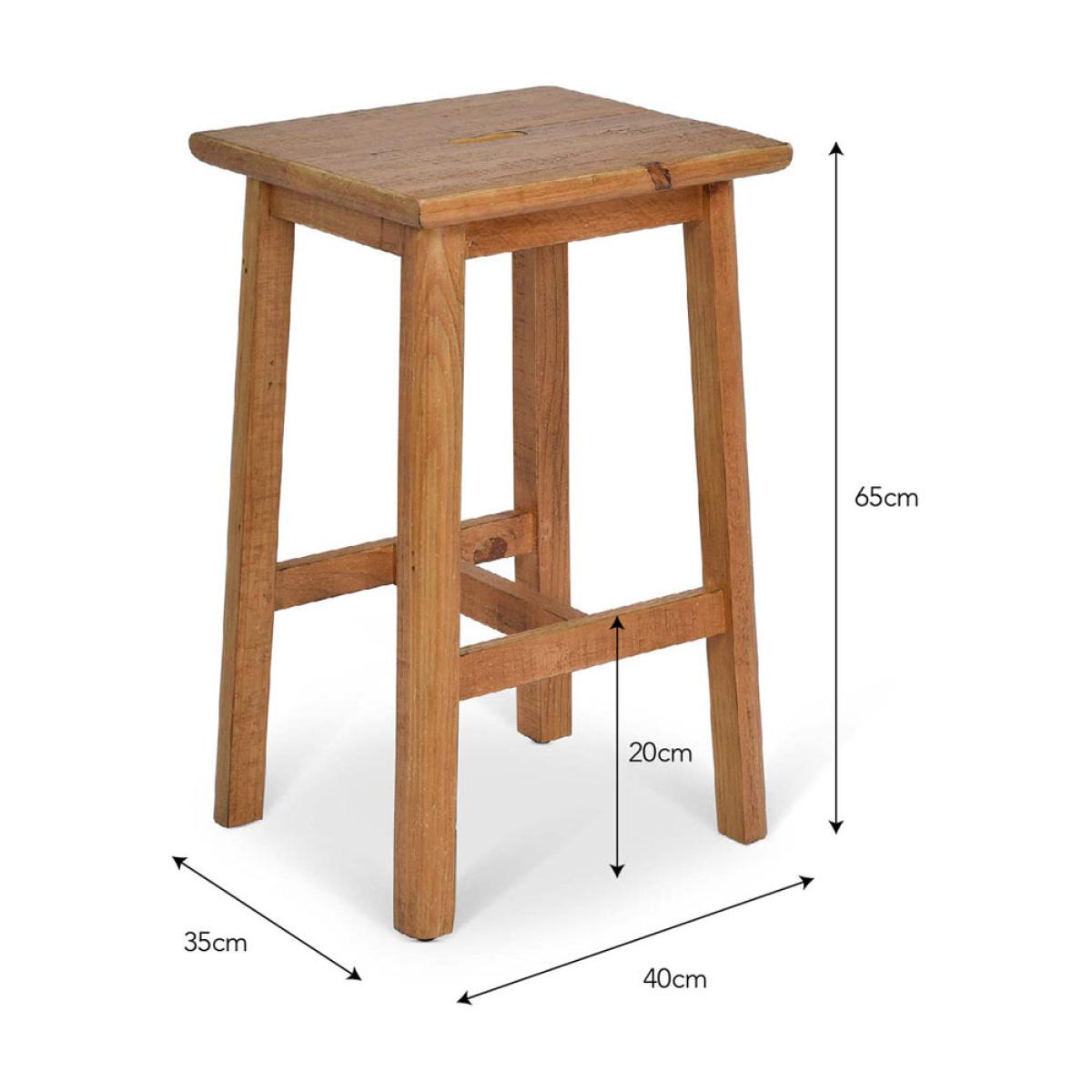 Garden Trading Ashwell Handle Bar Stool Natural – image 6