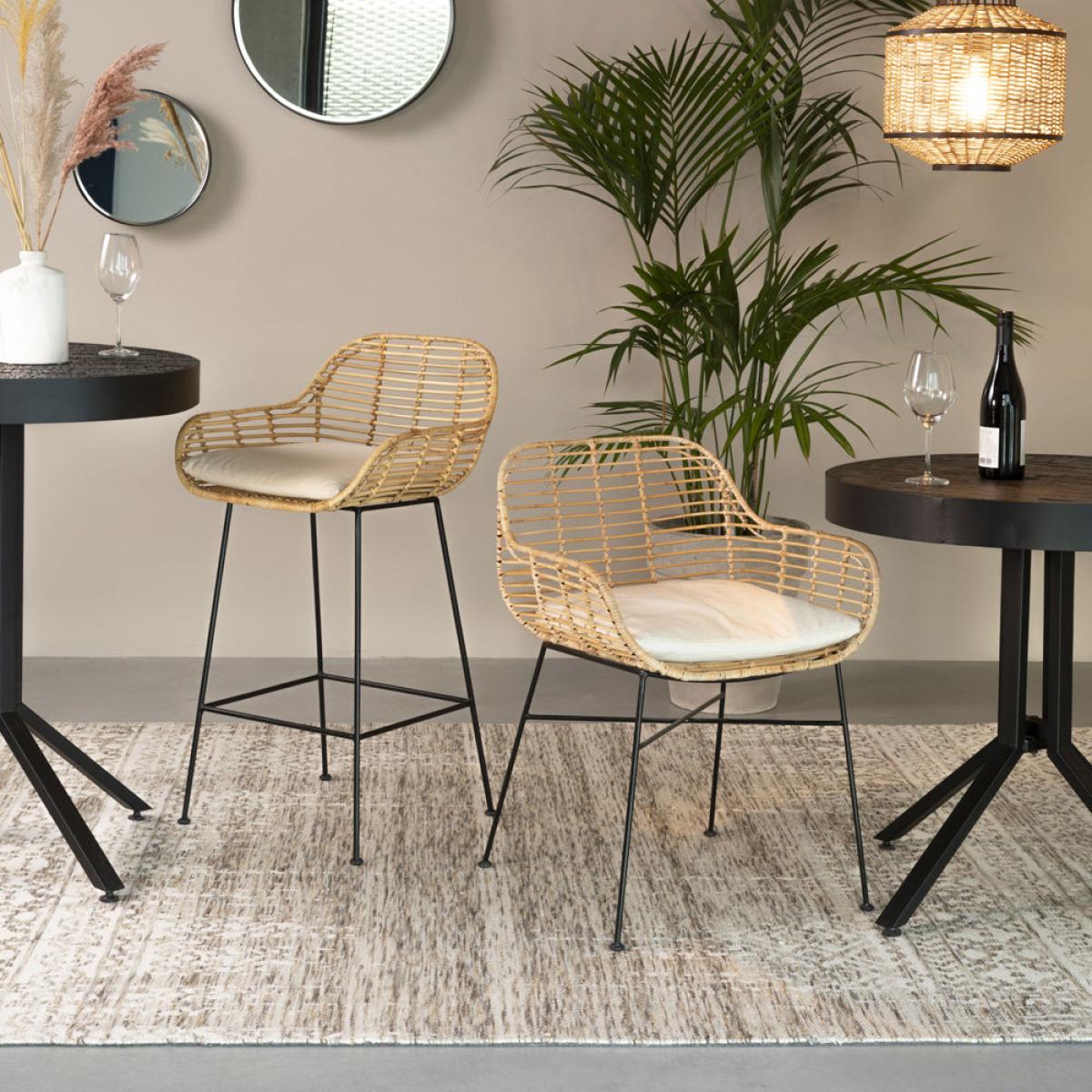 Olivia's Nordic Living Collection - Ture Counter Stool in Brown – image 3
