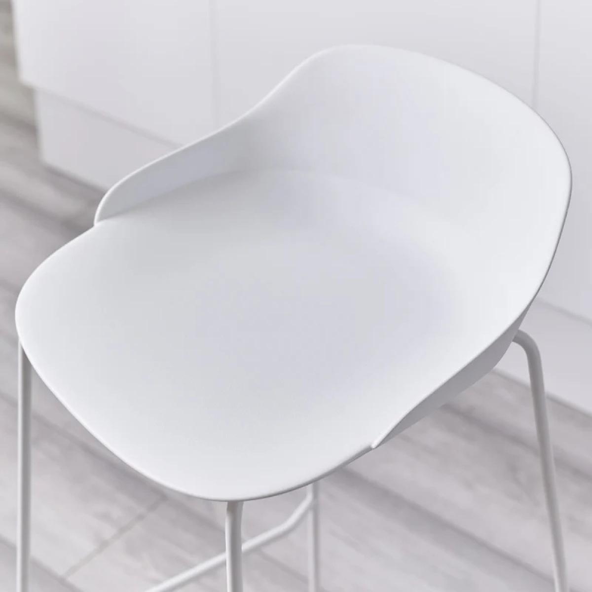 Julian Bowen Rocco Stool - White – image 2