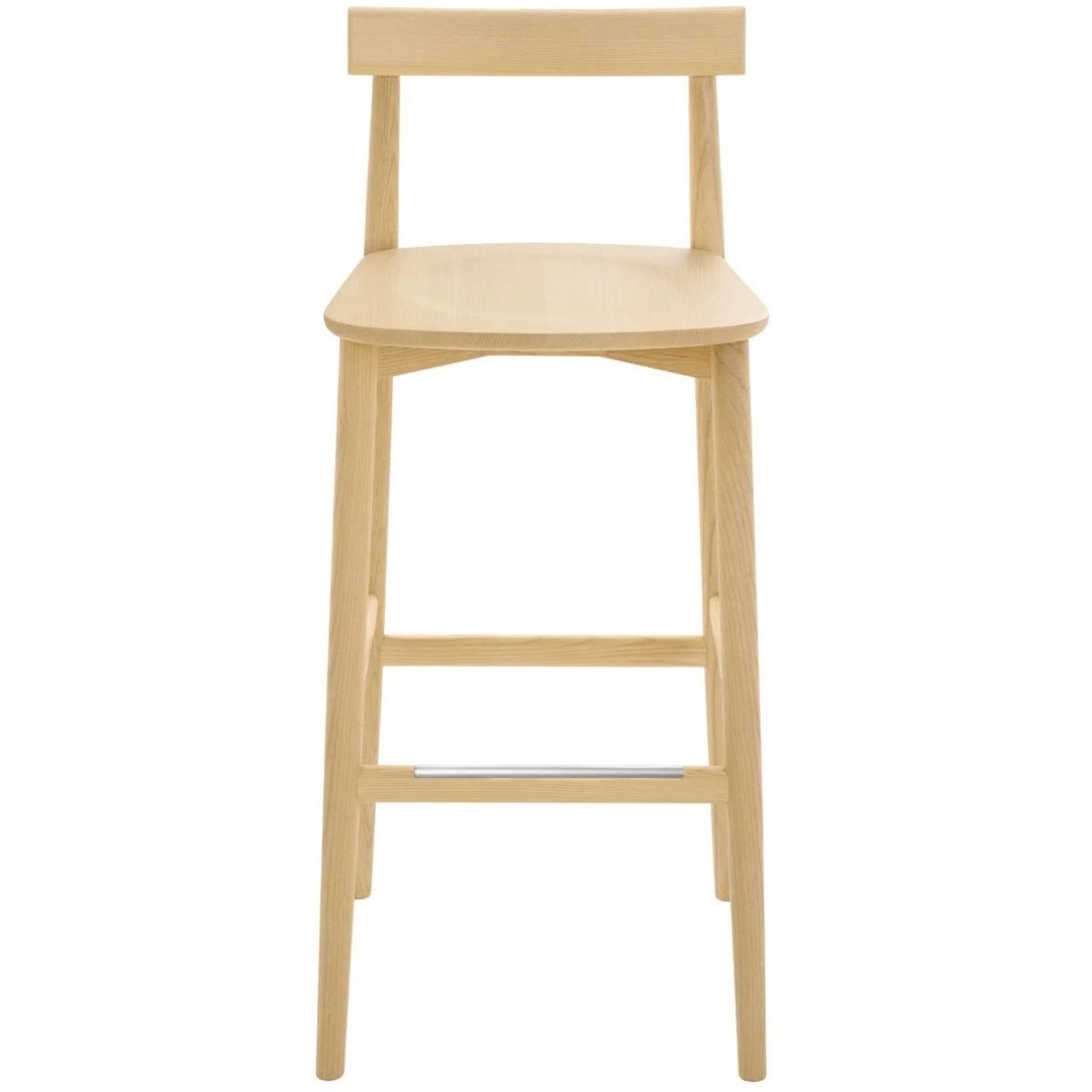 Ercol Upholstered Lara Bar Stool With Back 75cm - Fabric Grade U – image 4