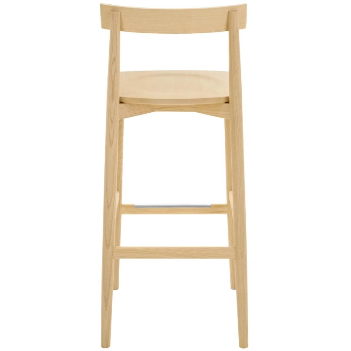 Ercol Upholstered Lara Bar Stool With Back 75cm - Fabric Grade U – image 10